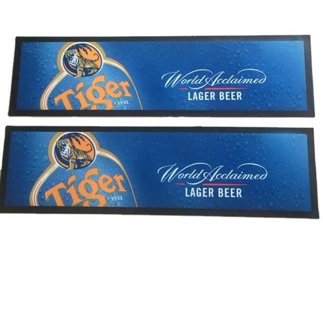 Full Color Printed Bar Counter Top Service Mat for Bars