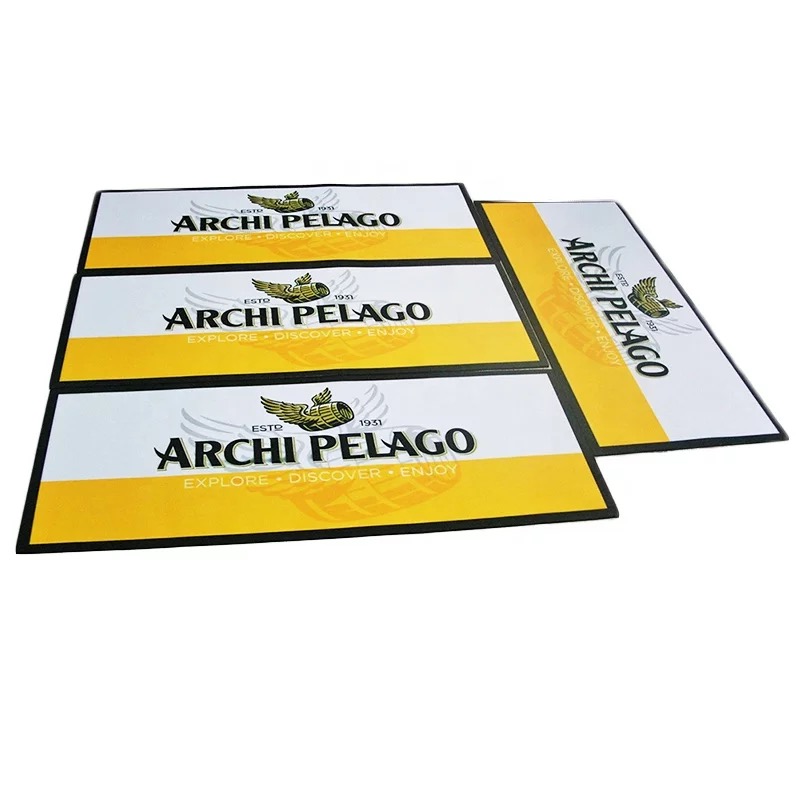 Branded Bar Spill Mat with Custom Printed Design