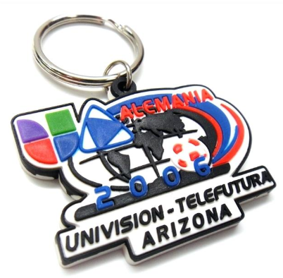 Promotional Branded Rubber Keychain