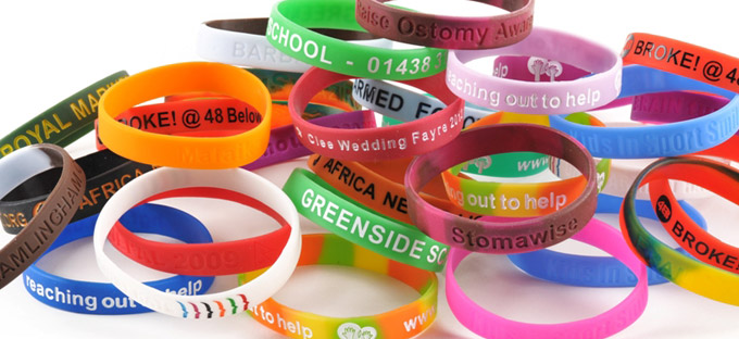 Custom Branded Rubber Bracelets