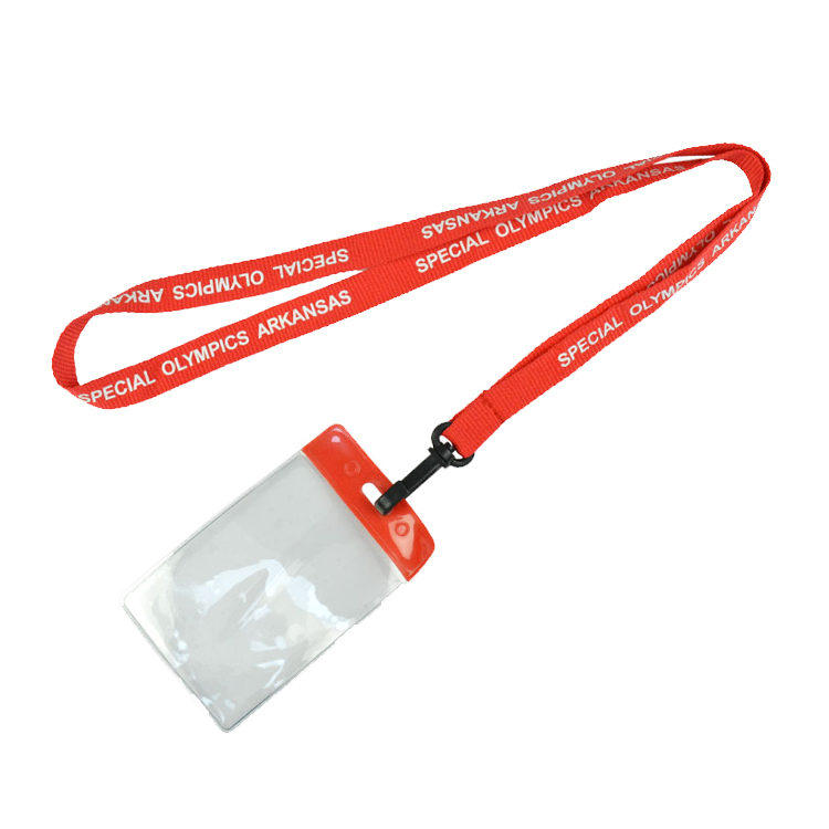 Printed Lanyard with Card Holder