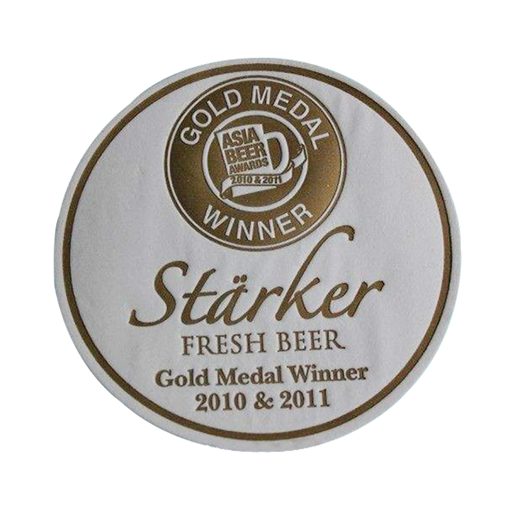 Promotional Custom Shape Absorbent Paper Coasters for Wines