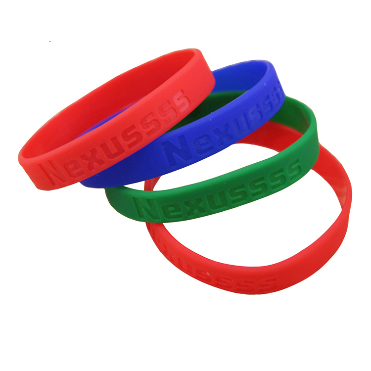 Custom Silicone Screen Printed Festival Wristbands for Events