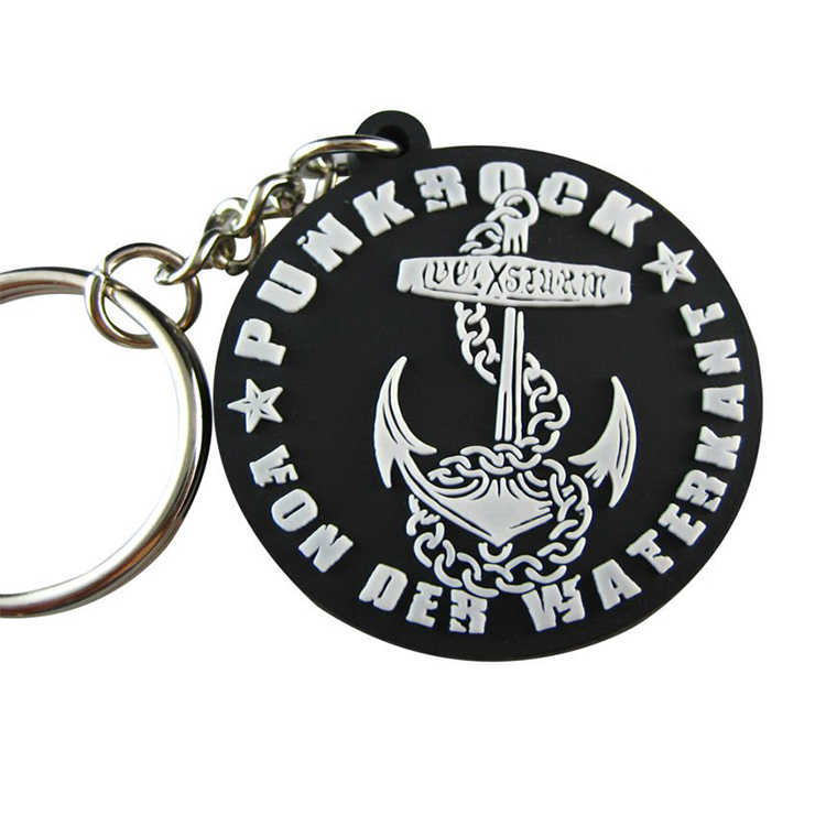 Custom Shape Promotional Rubber 3D Soft PVC Key Chains 