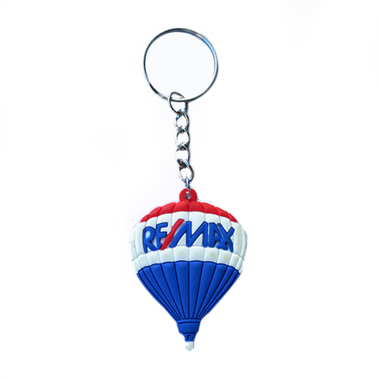 Low Price Customizable 3D PVC Rubber Keychain Keyrings Logo
