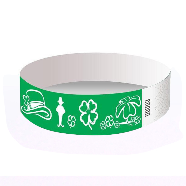 Customized Waterproof Disposable Tyvek Paper Wristbands