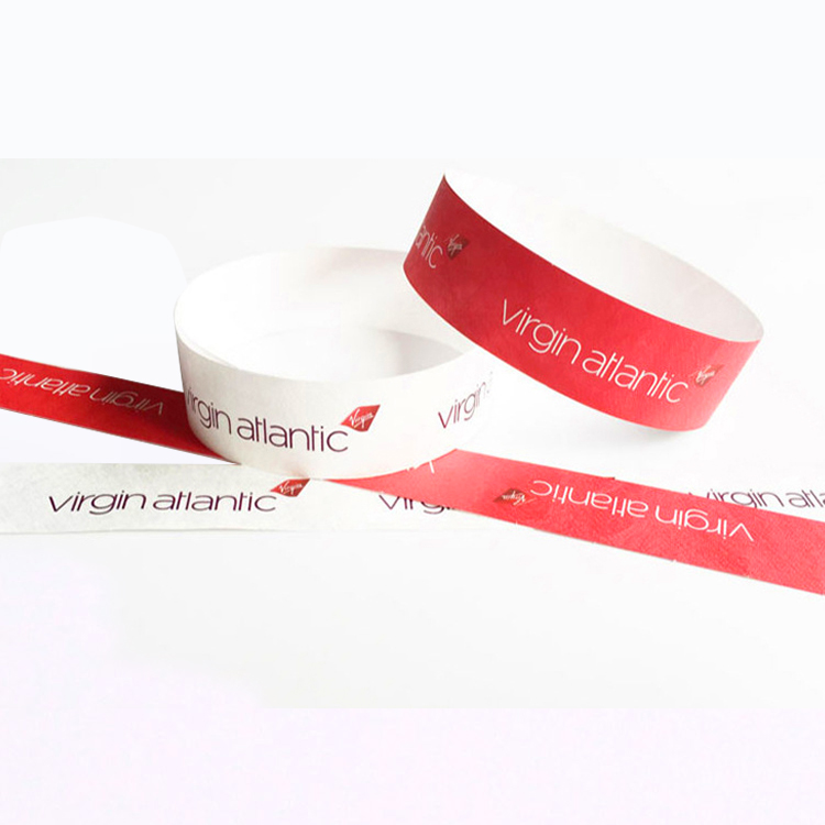 Customized Tyvek Paper Bands with Logo for Tradeshow