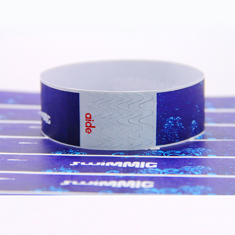 Promotional Custom Paper Tyvek Wristbands with Serial Numbers