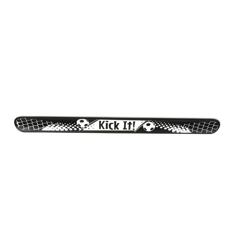 Custom PVC Slap Wristband Snap Bracelet with Logo