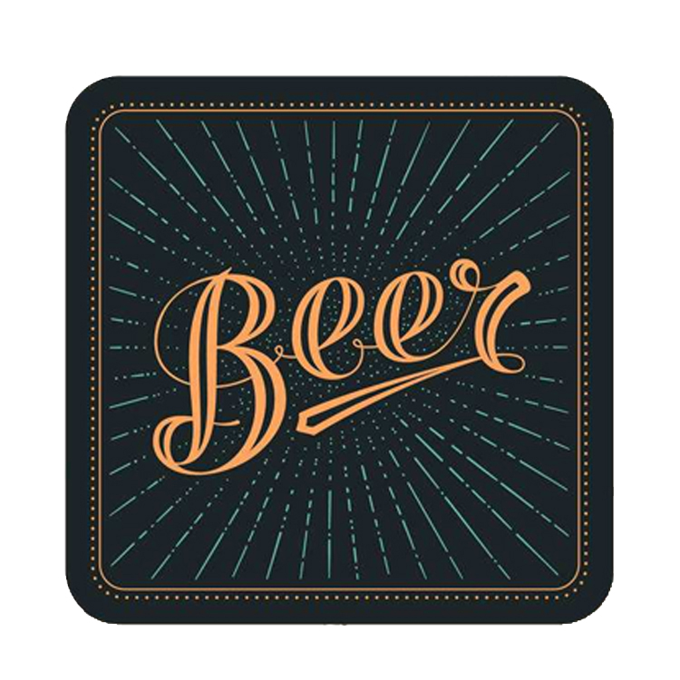 Custom Printed Round Shape Paper Coaster for Drinks